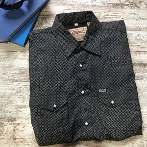 Rafter cowboy collection pearl snap shirt large